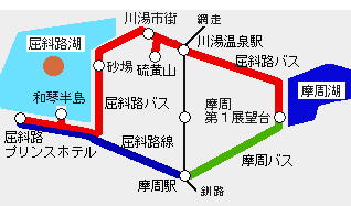 弟子屈えこパスポート有効区間図