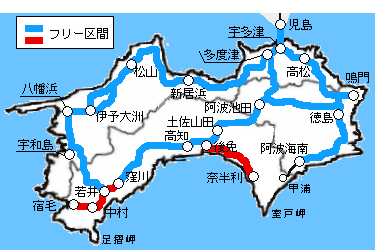 JR四国土佐くろしお鉄道路線図